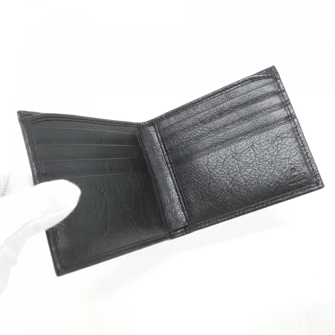 GUCCI 575985 1GZ0X Coin Case Leather Black Leather Rank A - Thumbnail 4