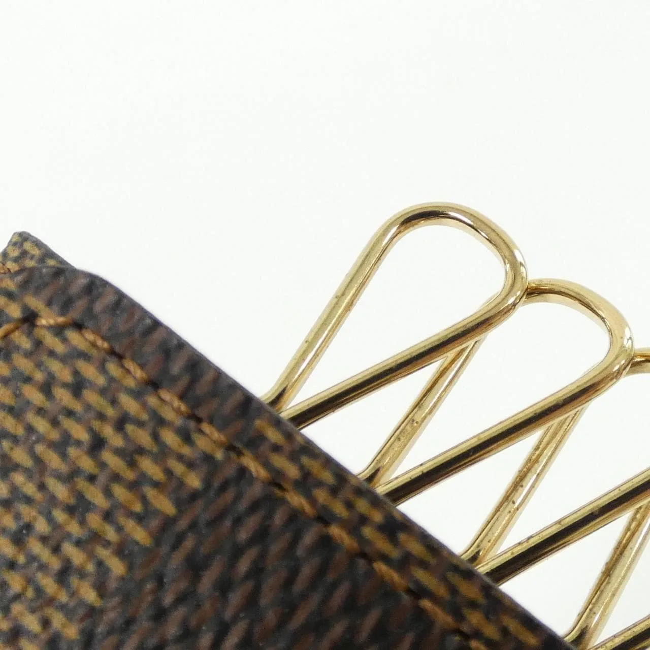 LOUIS VUITTON N62631 Key Case Damier Black Damier Rank A - Thumbnail 4