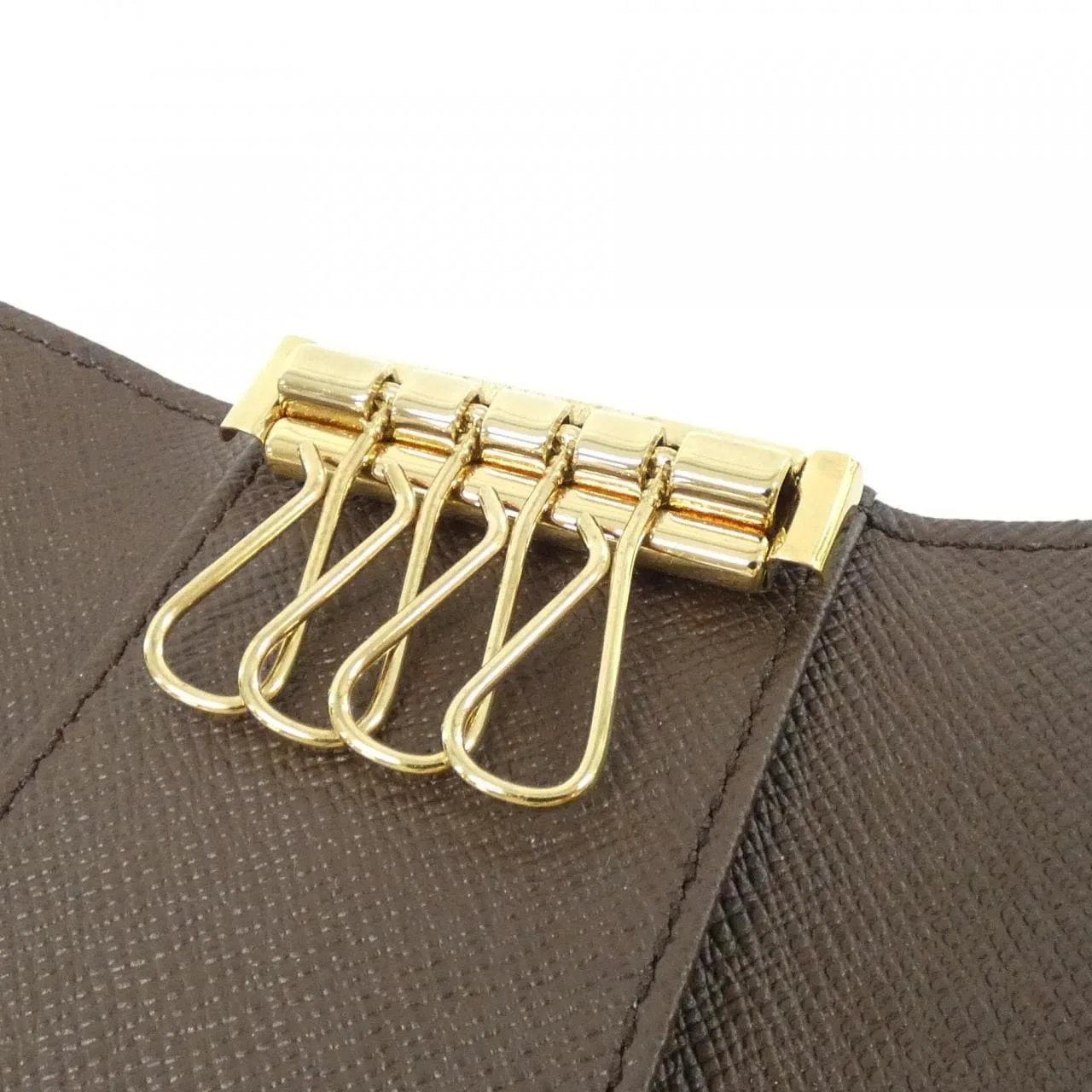 LOUIS VUITTON N62631 Key Case Damier Black Damier Rank A - Thumbnail 7