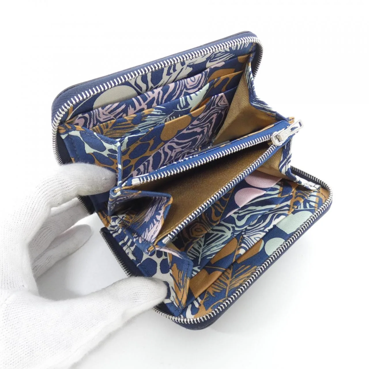 HERMES 084538CK 銀包 Epsom 黑色 Epsom 皮 中古品A - 縮圖 6