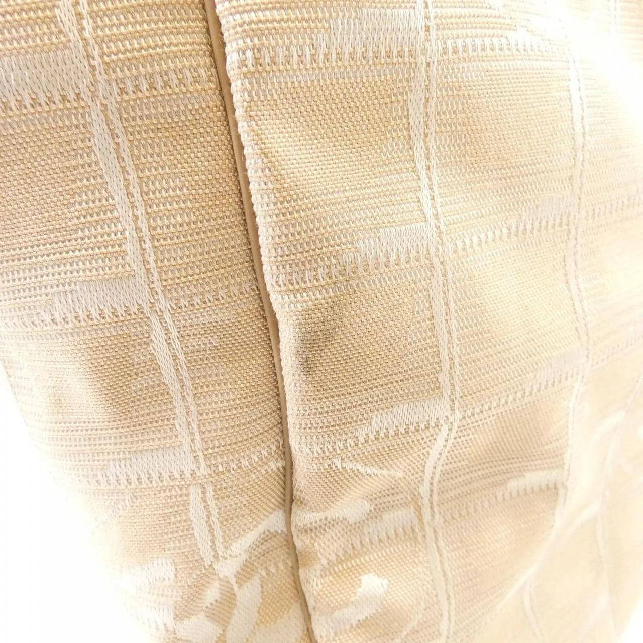 CHANEL Deauville 15991 手提包 尼龍 米色 尼龍 中古品B - 縮圖 5