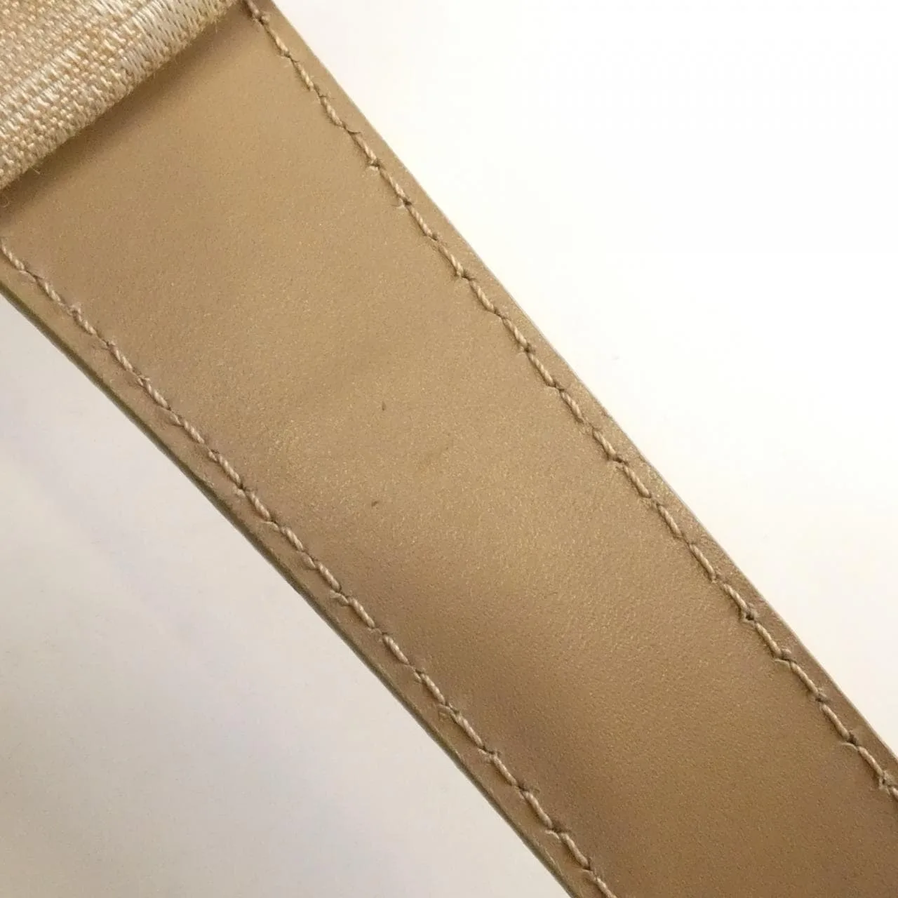CHANEL Deauville 15991 手提包 尼龍 米色 尼龍 中古品B - 縮圖 7