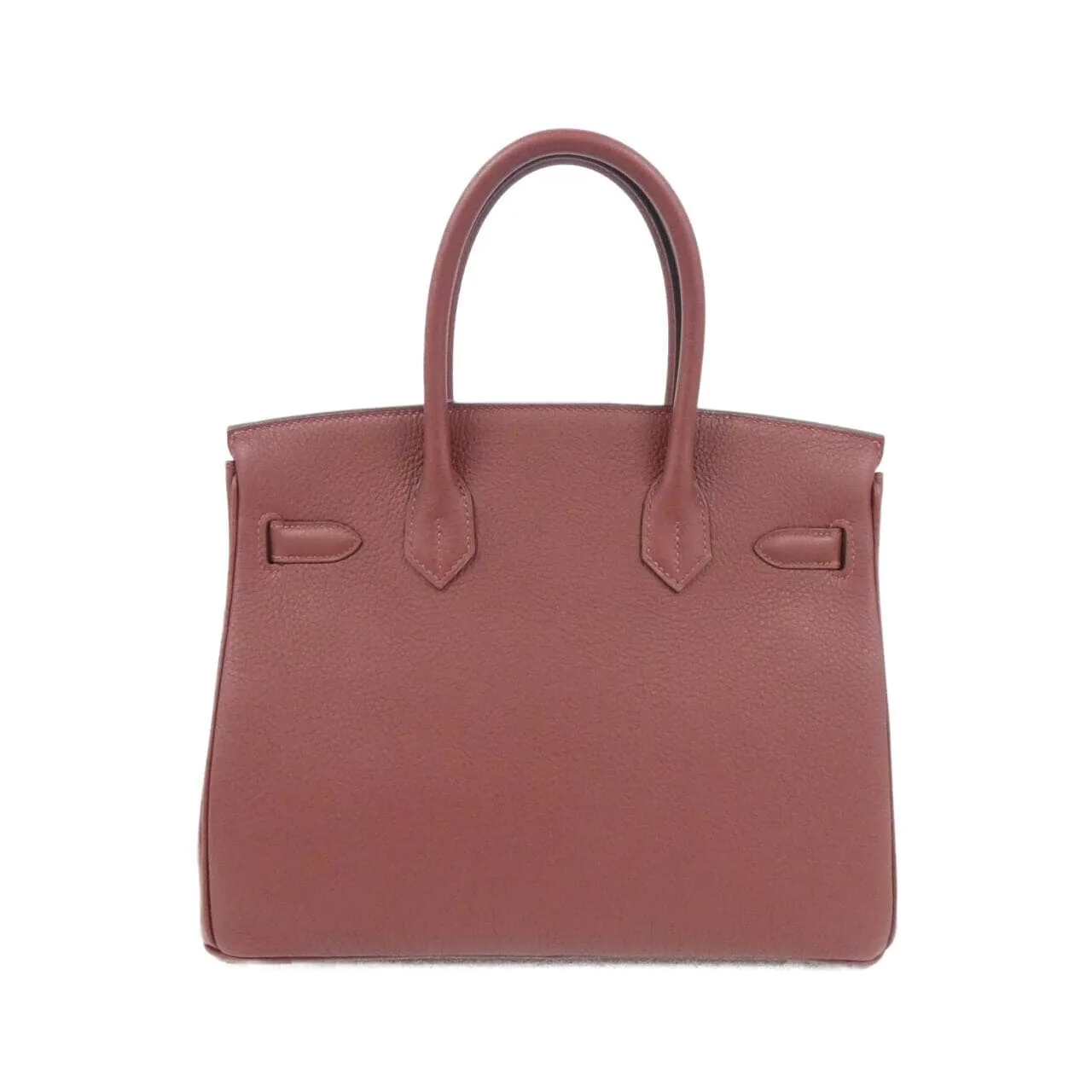 HERMES Birkin 027633CC Handbag Togo Rouge Togo Leather Unused - Thumbnail 2