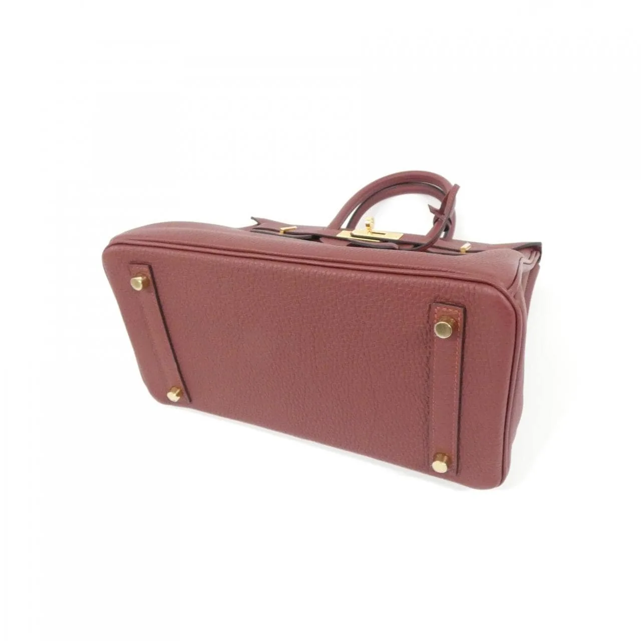 HERMES Birkin 027633CC Handbag Togo Rouge Togo Leather Unused - Thumbnail 3