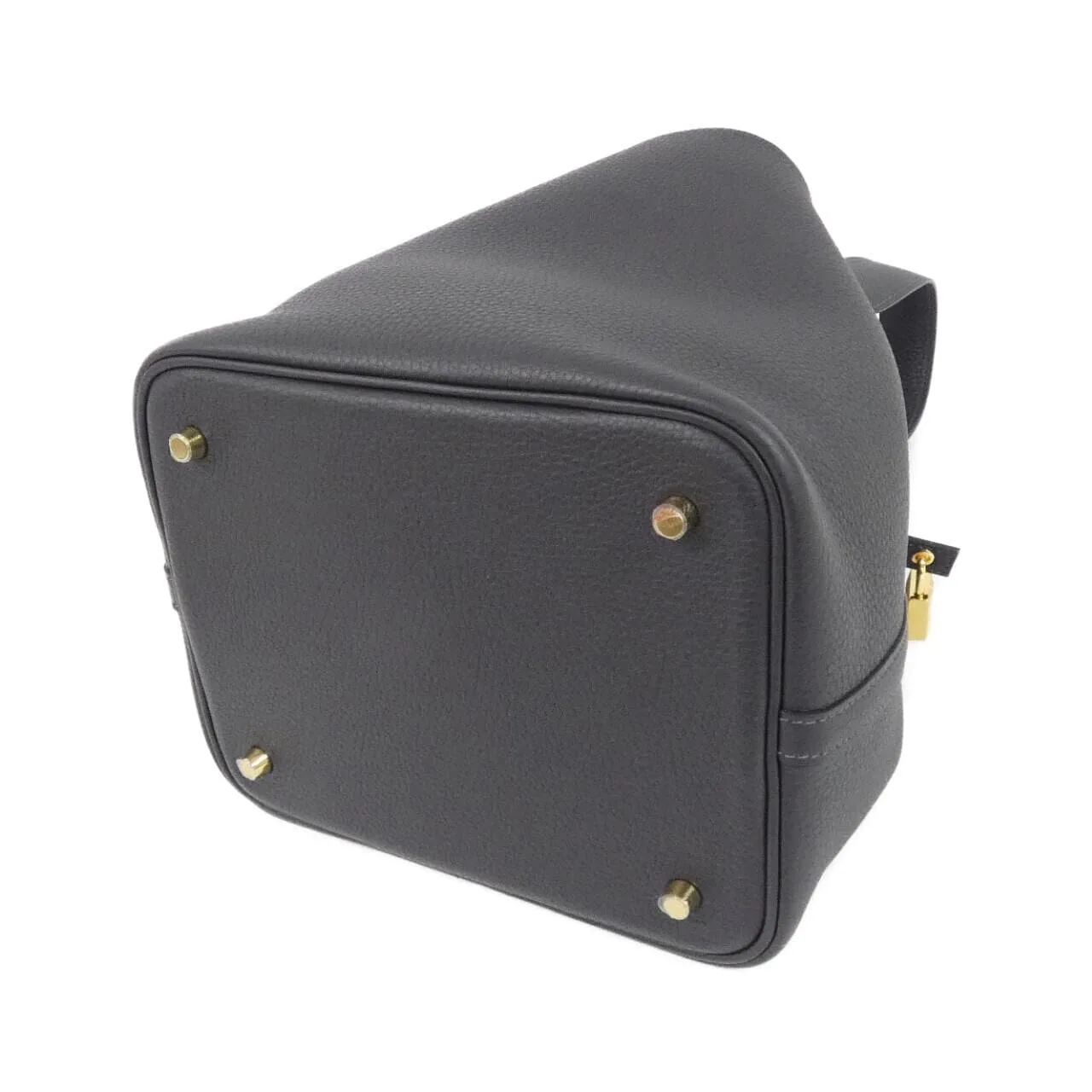 HERMES Picotin 060991CC Handbag Clemence Clemence Leather Unused - Thumbnail 2