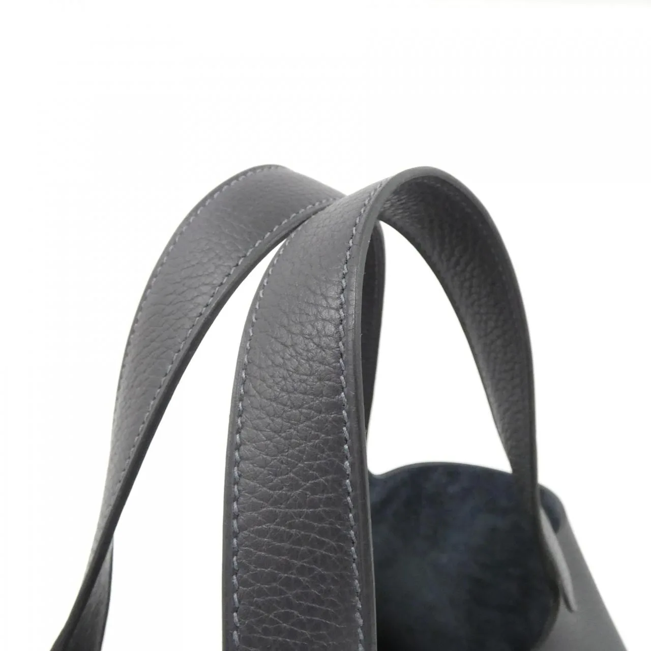 HERMES Picotin 060991CC Handbag Clemence Clemence Leather Unused - Thumbnail 4