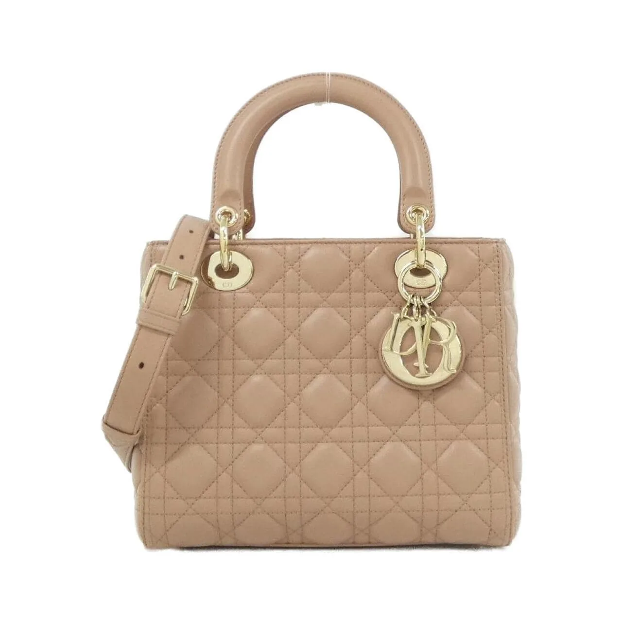 DIOR Lady Dior M0565ONGE Handbag Lambskin Black