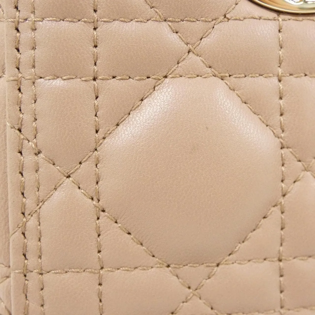 DIOR Lady Dior M0565ONGE Handbag Lambskin Black Lambskin Rank A - Thumbnail 5