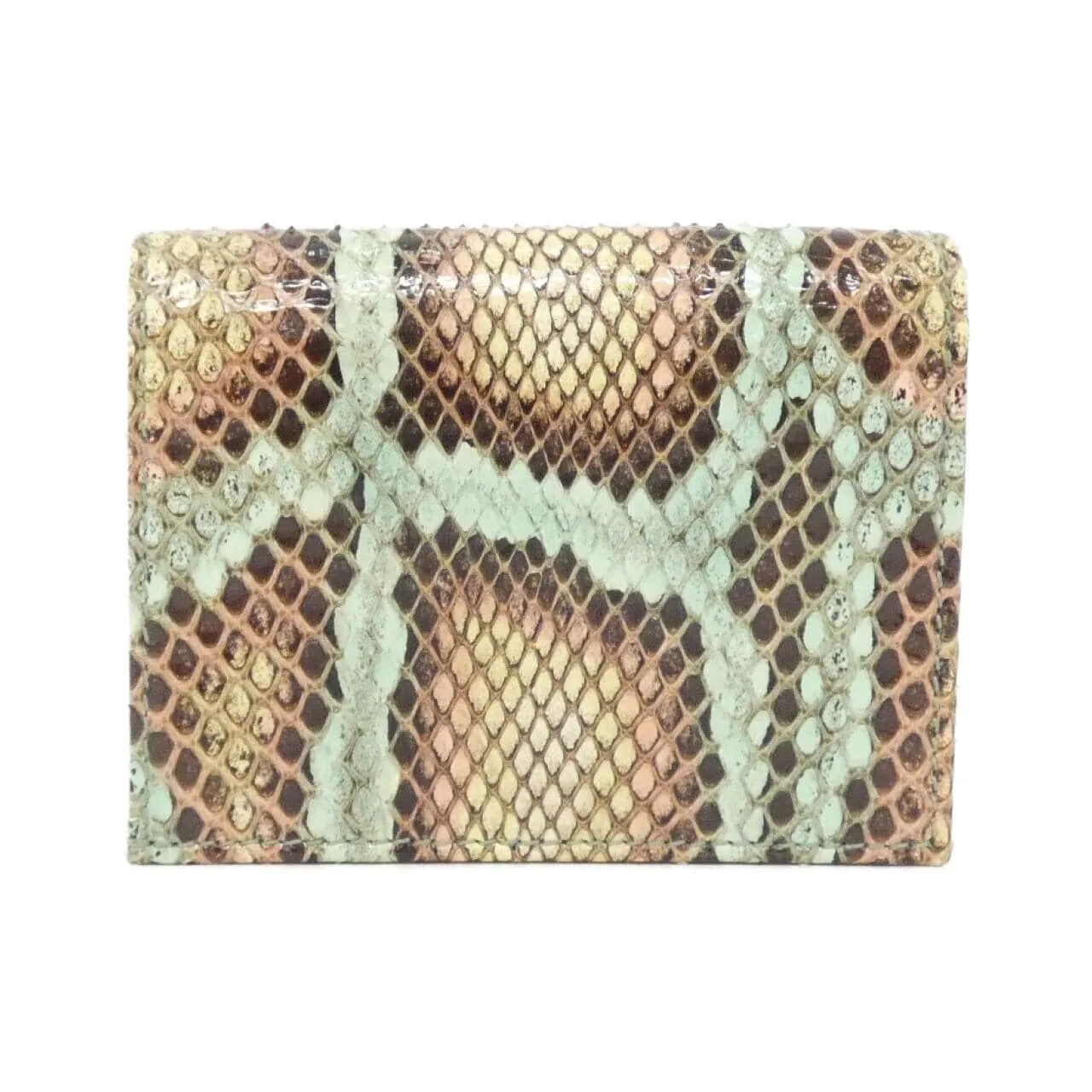GUCCI 456126 E12MG Wallet Python Black Python Rank A - Thumbnail 2