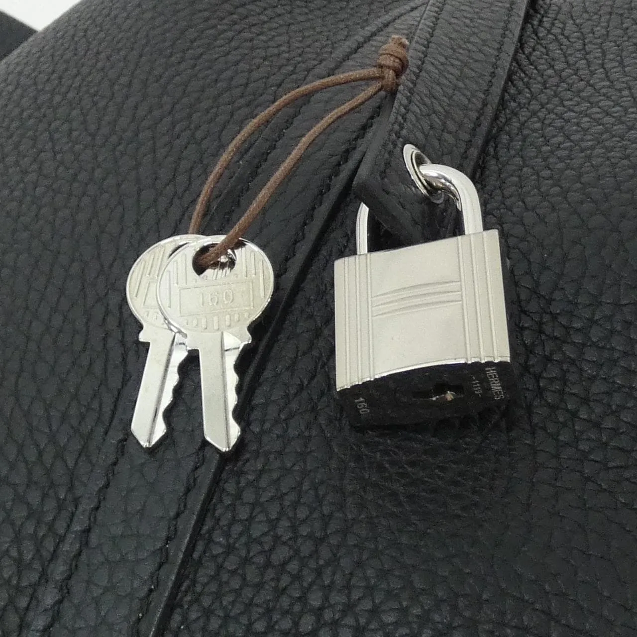 HERMES Picotin 060991CK Handbag Clemence 3