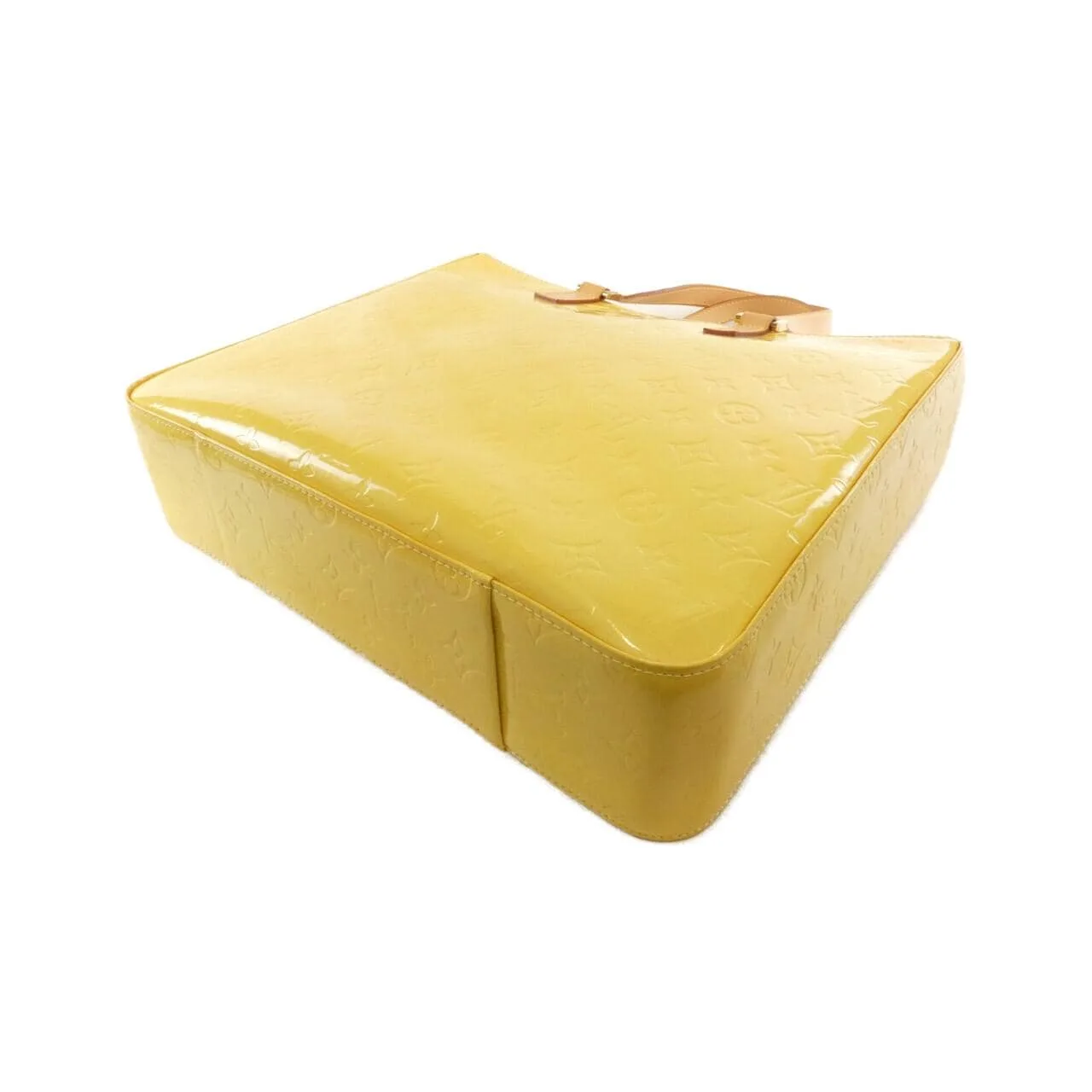 LOUIS VUITTON M91047 Handbag Vernis Yellow Vernis Rank B - Thumbnail 2