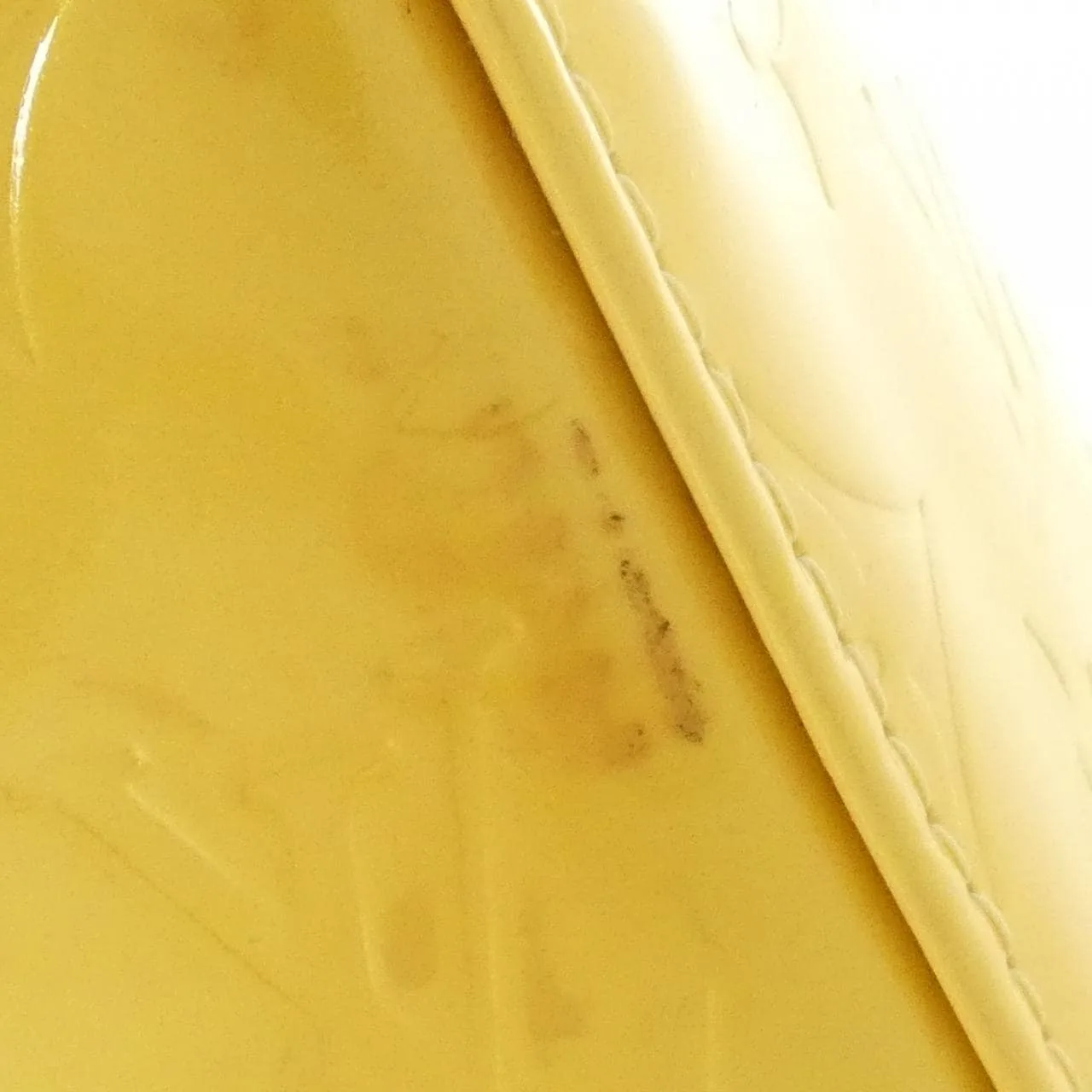 LOUIS VUITTON M91047 Handbag Vernis Yellow Vernis Rank B - Thumbnail 3