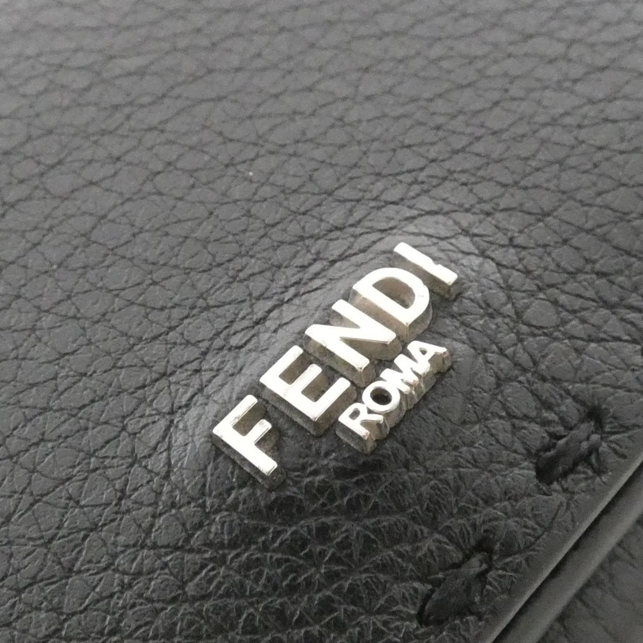 FENDI 7M0280 AP3B Wallet Black Rank B - Thumbnail 3