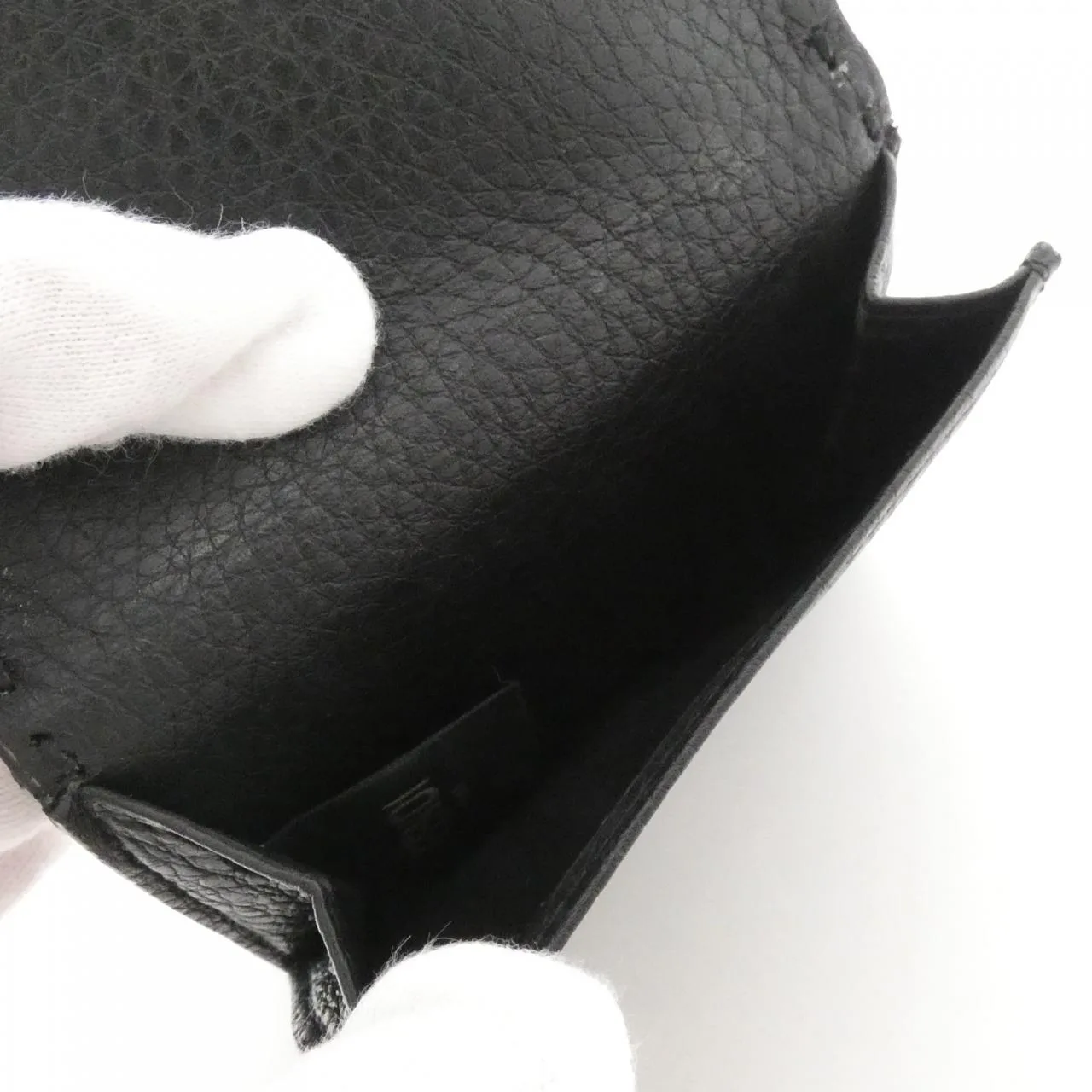 FENDI 7M0280 AP3B Wallet Black Rank B - Thumbnail 7