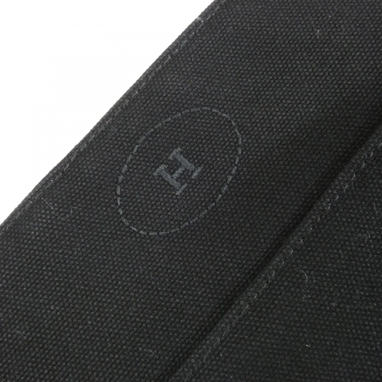 HERMES Bolide 103773M Pouch Canvas Black Canvas Rank A - Thumbnail 4