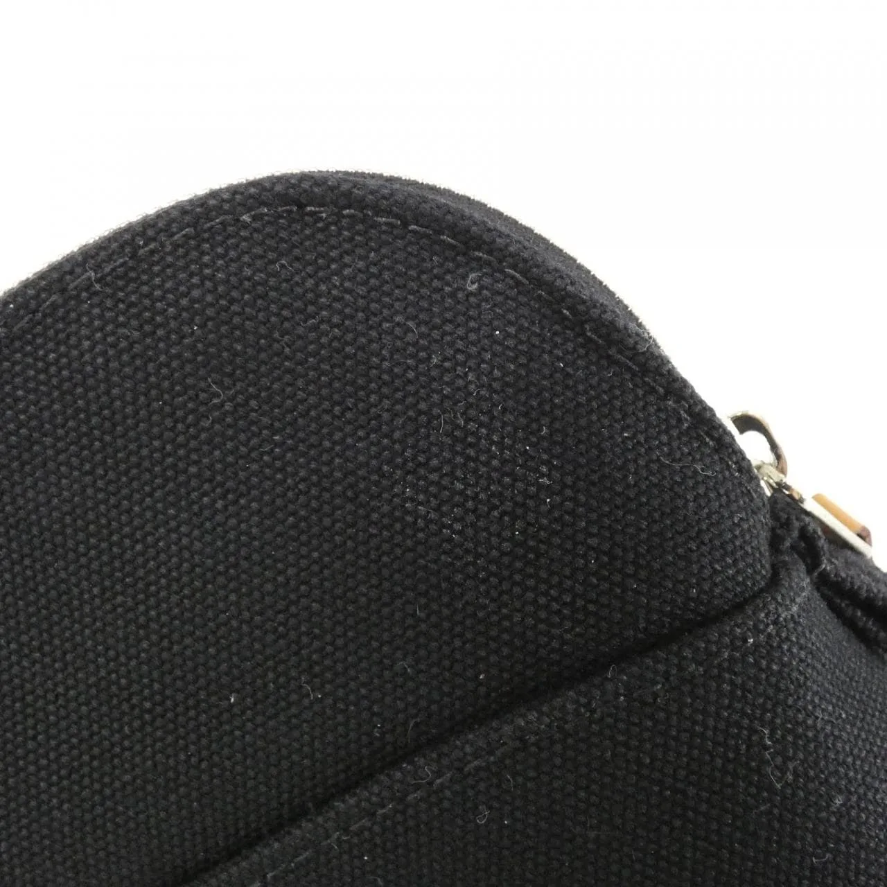 HERMES Bolide 103773M Pouch Canvas Black Canvas Rank A - Thumbnail 5