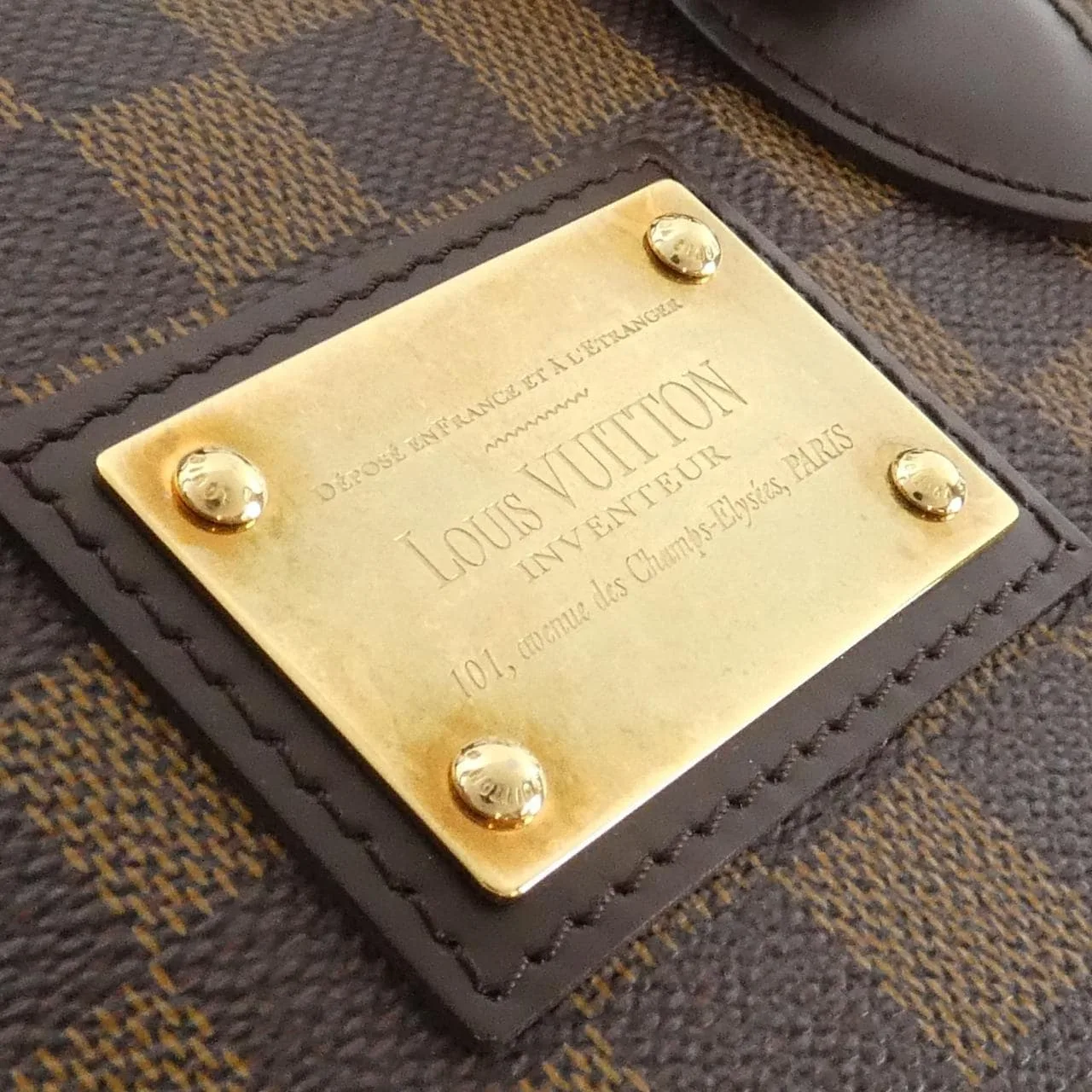 LOUIS VUITTON N51205 Handbag Damier Black Damier Rank B - Thumbnail 6