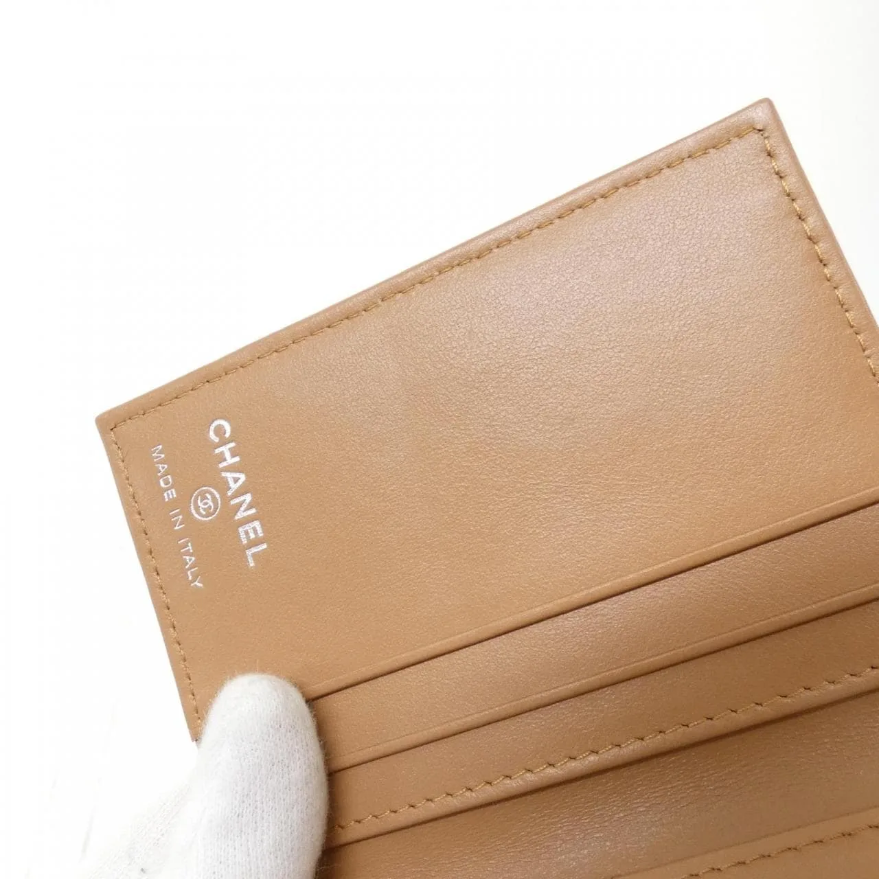 CHANEL Chanel 19 AP3822 Card Case Brown Rank A - Thumbnail 8