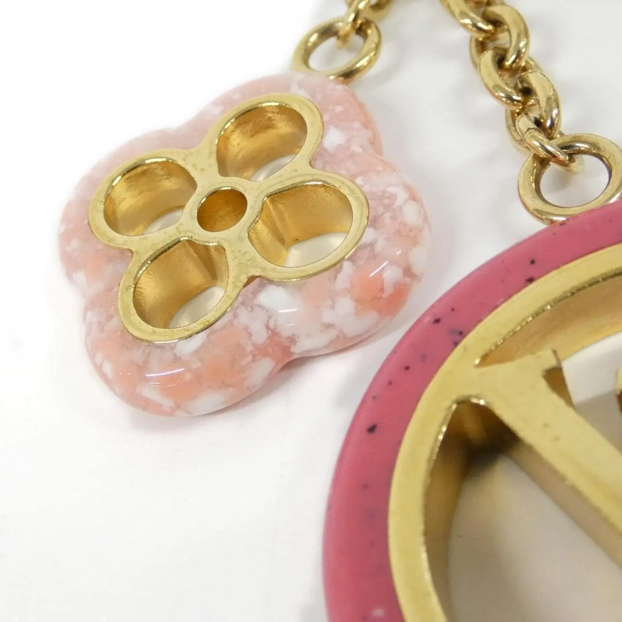 LOUIS VUITTON M64525 Key Case Pink Rank A - Thumbnail 3