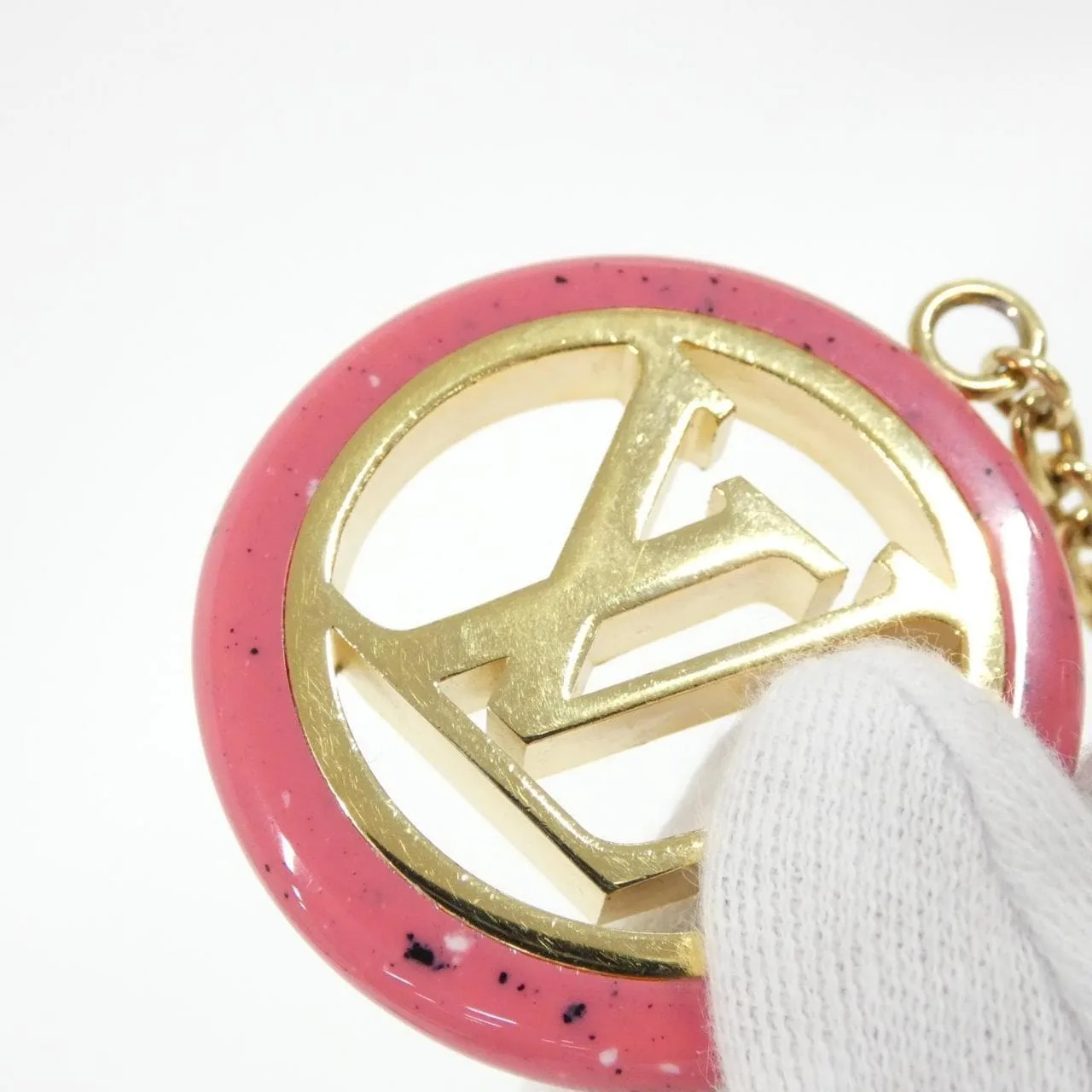 LOUIS VUITTON M64525 Key Case Pink Rank A - Thumbnail 4