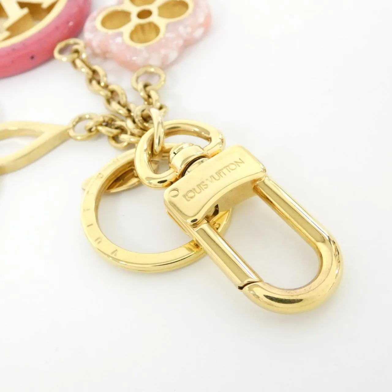 LOUIS VUITTON M64525 Key Case Pink Rank A - Thumbnail 5