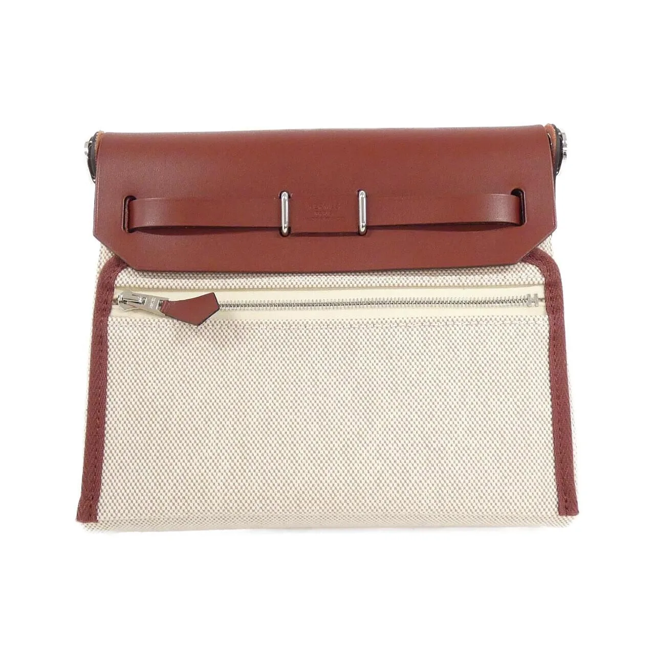 HERMES Herbag 085414CK 肩背包 米色 未使用品 - 縮圖 2