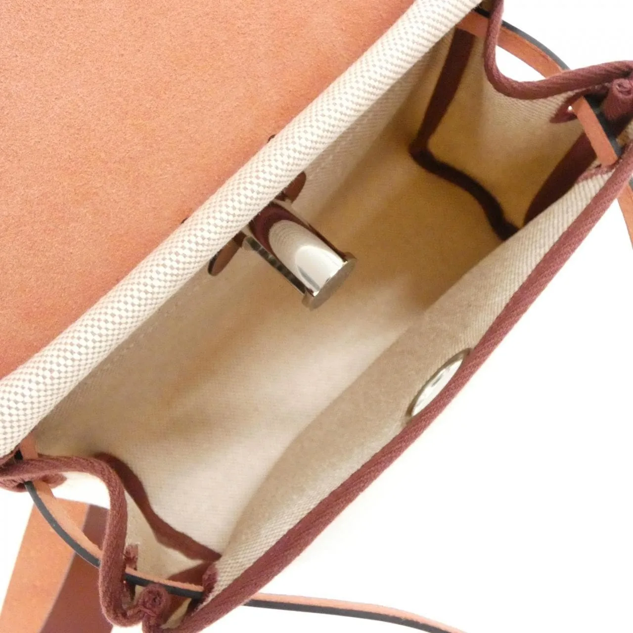 HERMES Herbag 085414CK 肩背包 米色 未使用品 - 縮圖 6