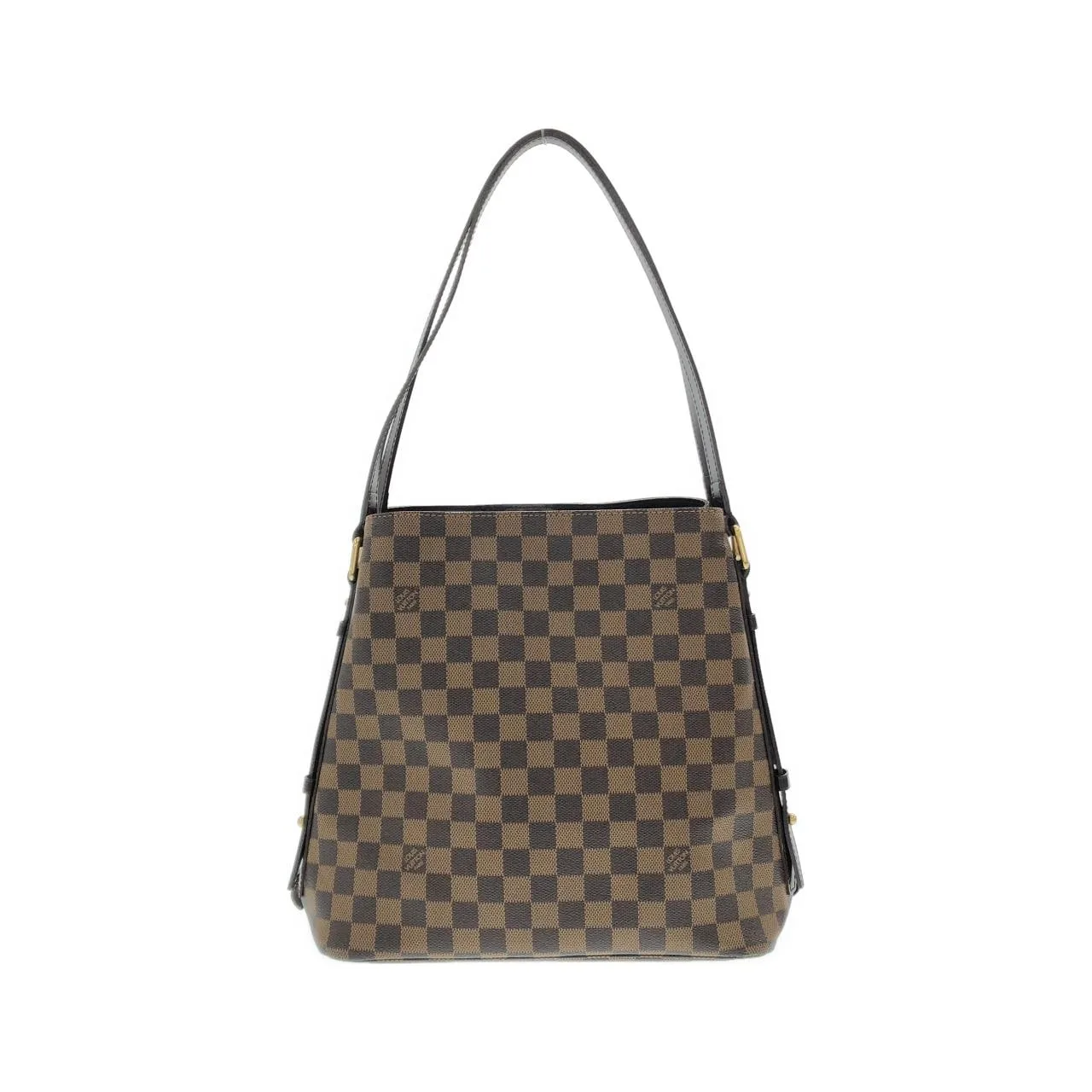 LOUIS VUITTON N41108 肩背包 Damier 黑色 Damier 中古品A - 縮圖 2