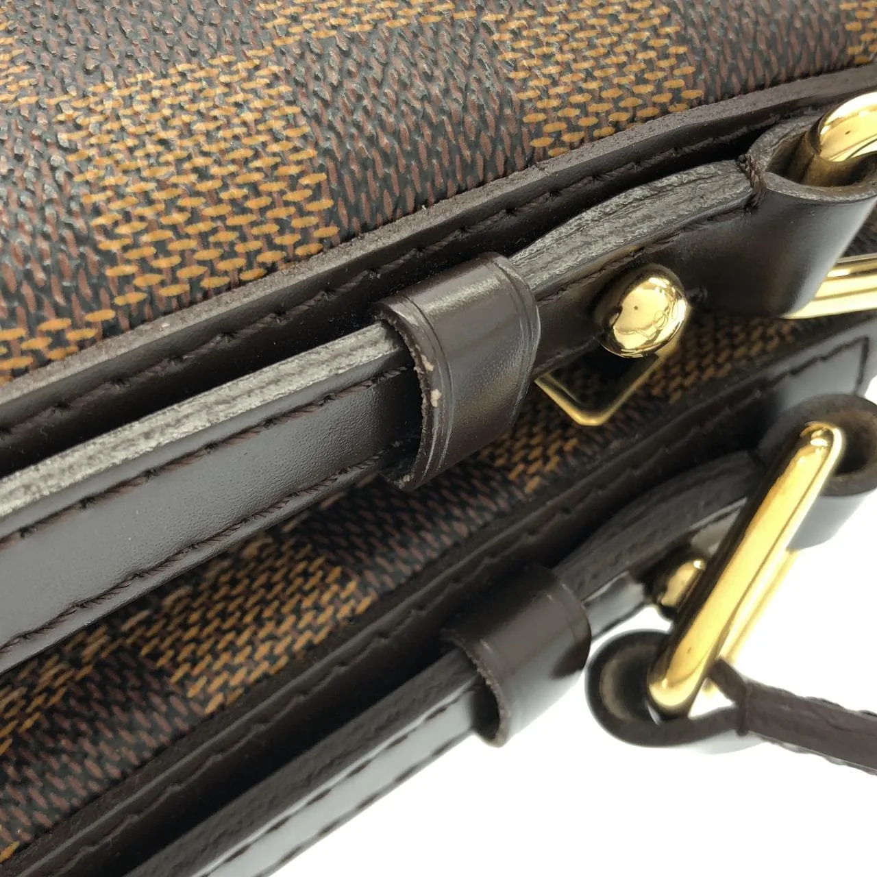 LOUIS VUITTON N41108 肩背包 Damier 黑色 Damier 中古品A - 縮圖 4