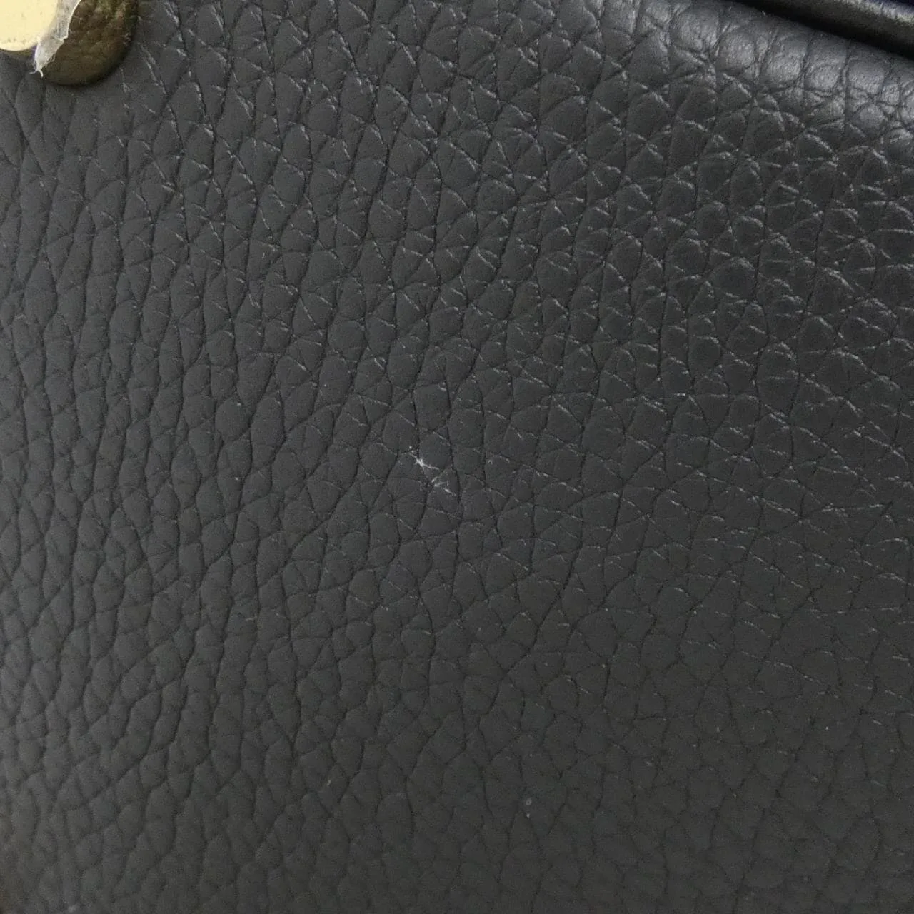 HERMES Picotin 056289CC Handbag Clemence Black Clemence Leather Rank A - Thumbnail 2