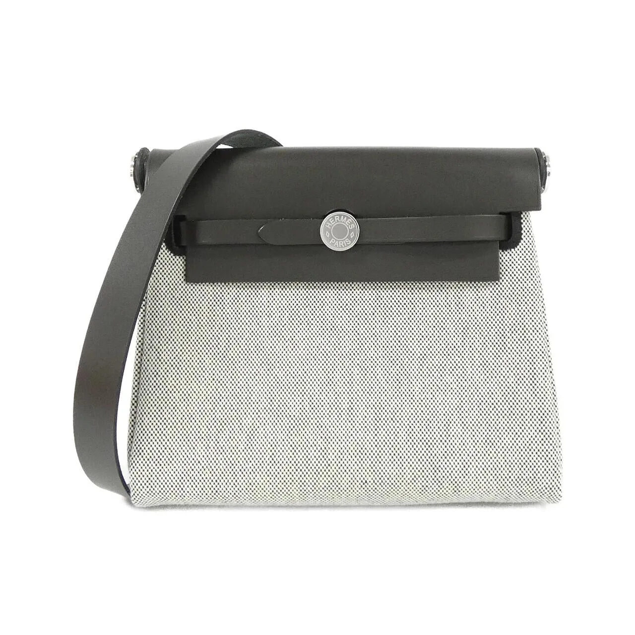 HERMES Herbag 085414CK Shoulder Black