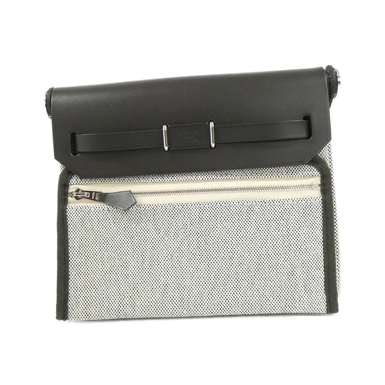HERMES Herbag 085414CK Shoulder Black Unused - Thumbnail 2