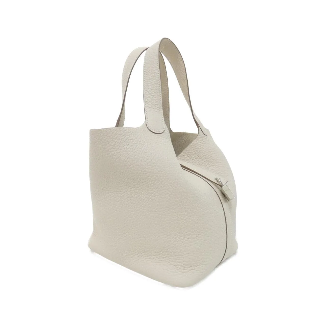 HERMES Picotin 060991CK Handbag Clemence