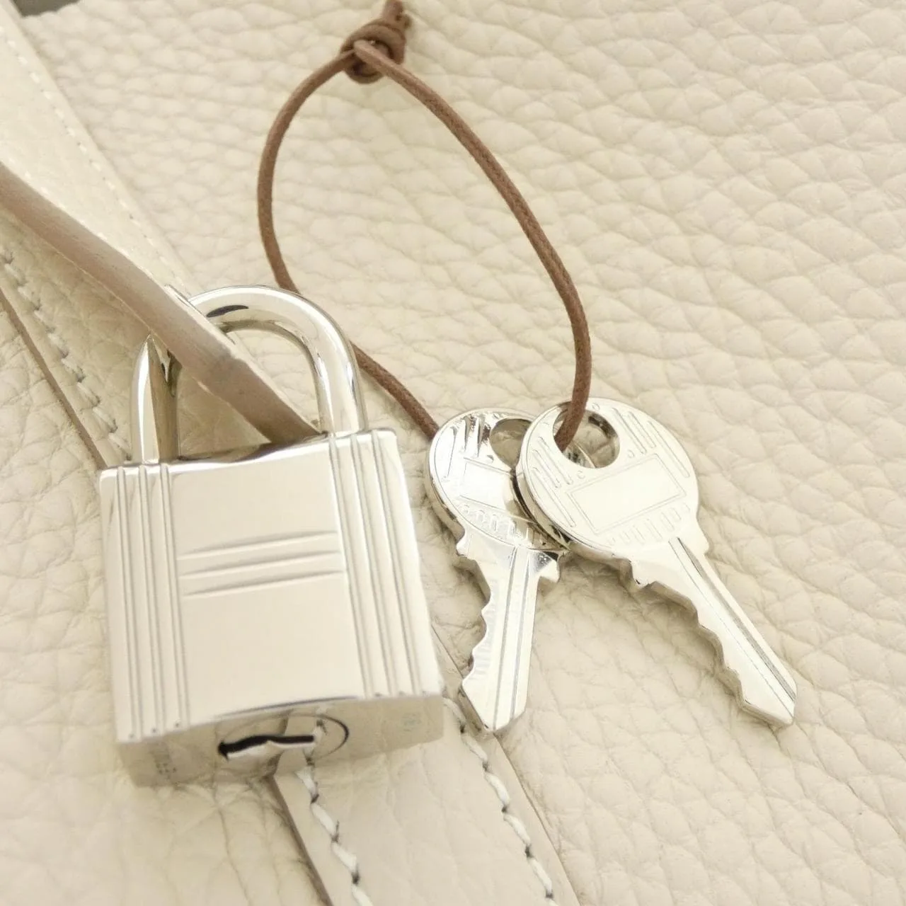HERMES Picotin 060991CK Handbag Clemence 3