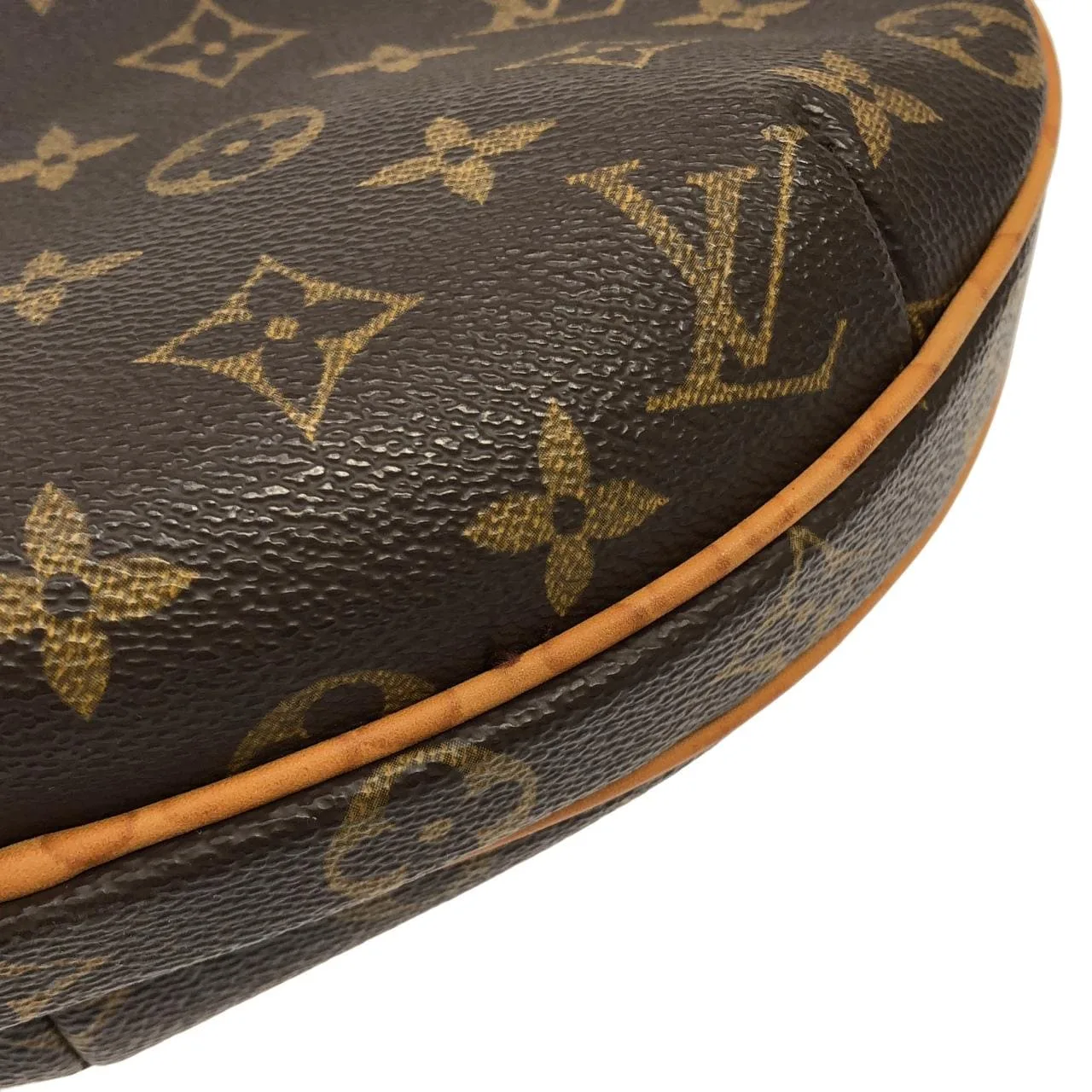 LOUIS VUITTON Pochette M51510 Shoulder Monogram 黑色 Monogram 中古品B - 縮圖 3