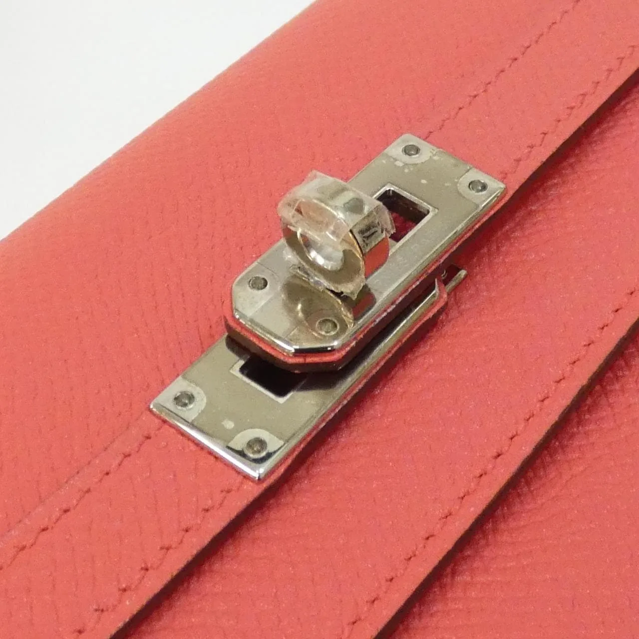 HERMES Kelly 051300CK Wallet Epsom Black Epsom Leather Rank A - Thumbnail 3