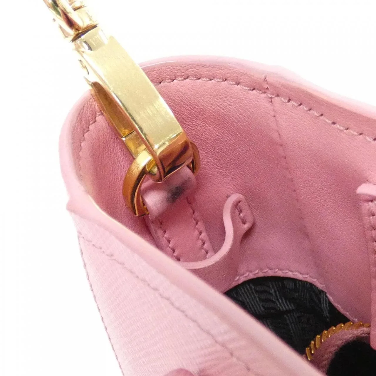 PRADA 1BA254 Handbag 黑色 中古品A - 縮圖 8