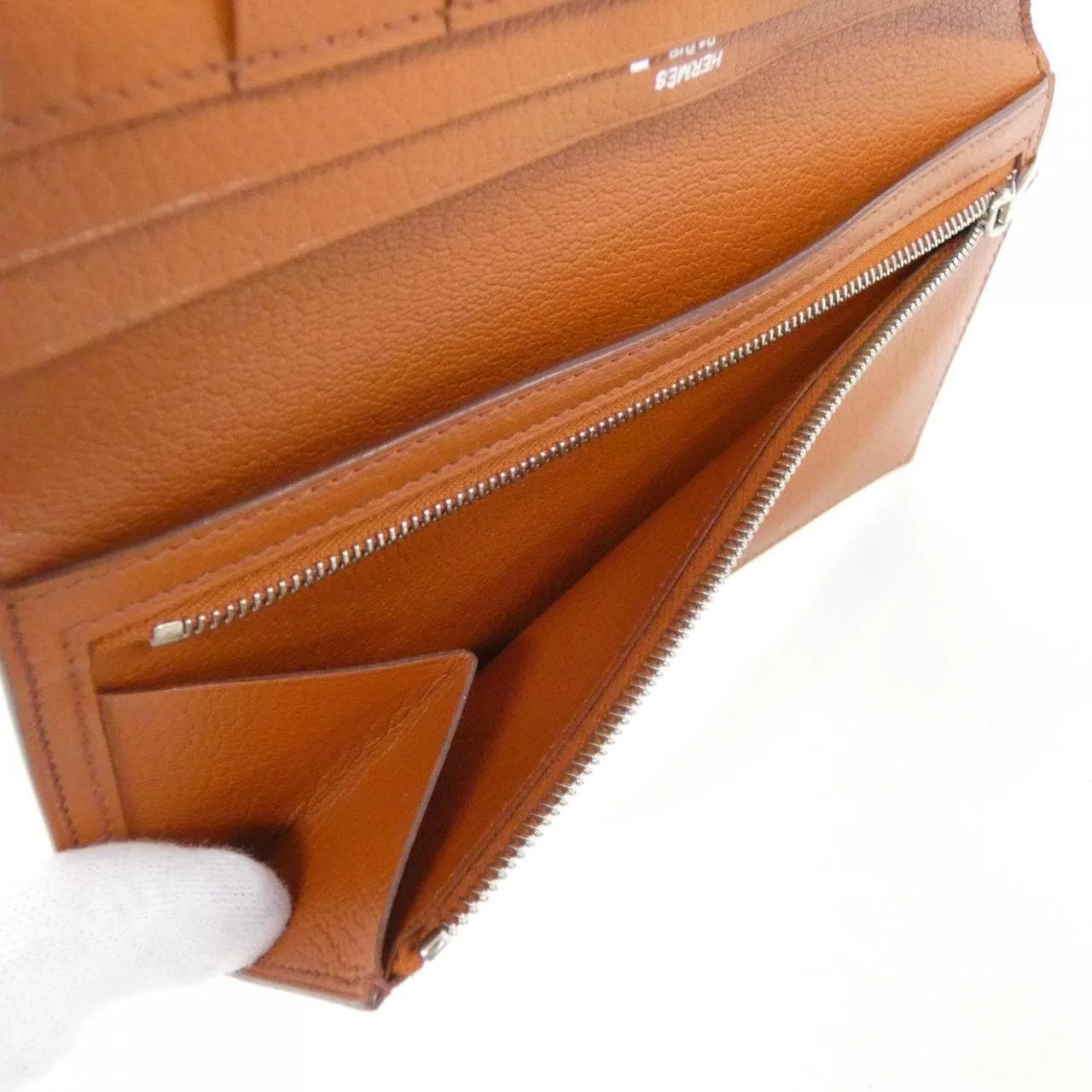HERMES 047207CK Wallet Black Rank A - Thumbnail 5