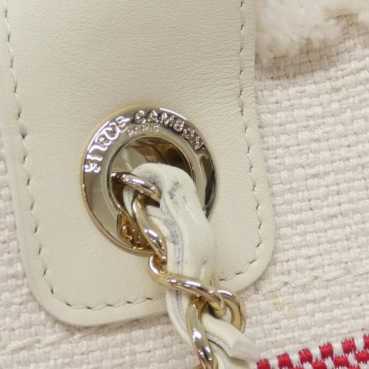 CHANEL Deauville AS3351 Handbag Canvas Black Canvas Rank A - Thumbnail 6