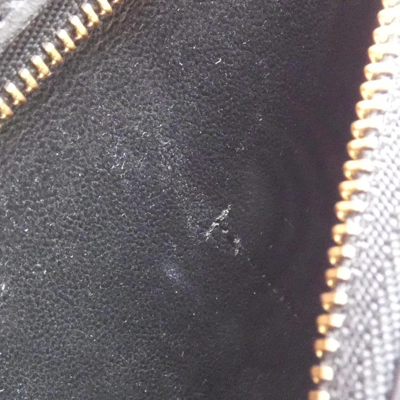 CELINE 174683VTI Handbag Leather Black Leather Rank B - Thumbnail 6