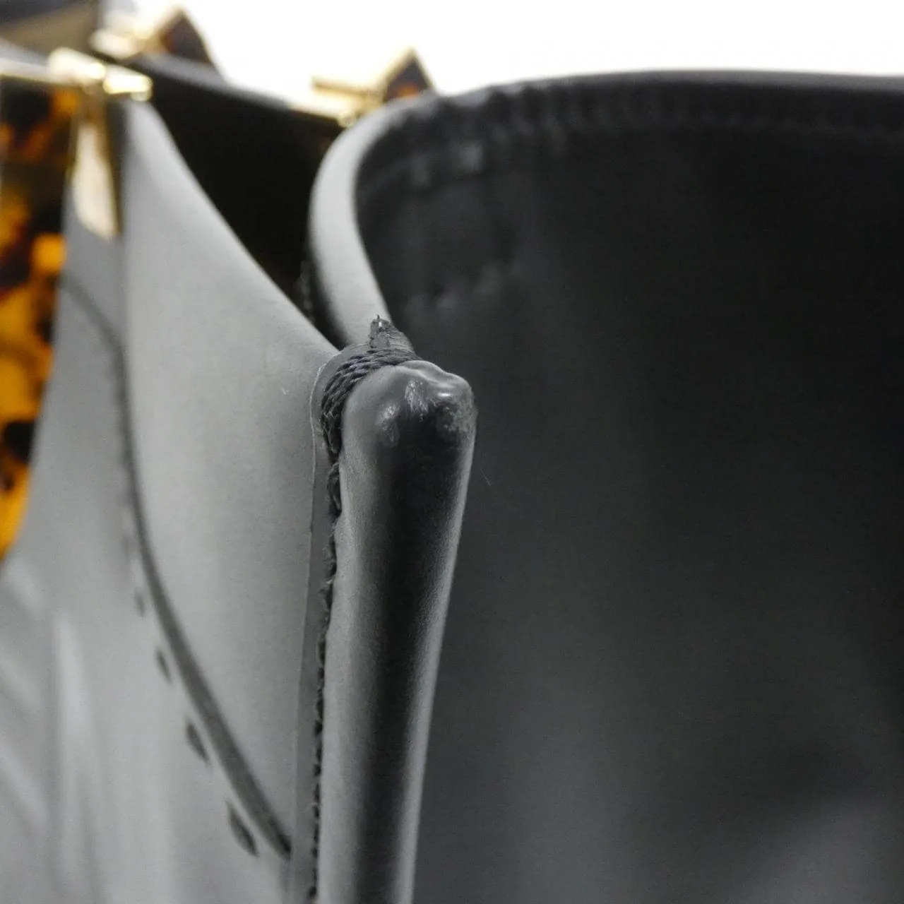 FENDI Sunshine Shopper 8BH372 ABVL Handbag Black Rank A - Thumbnail 6
