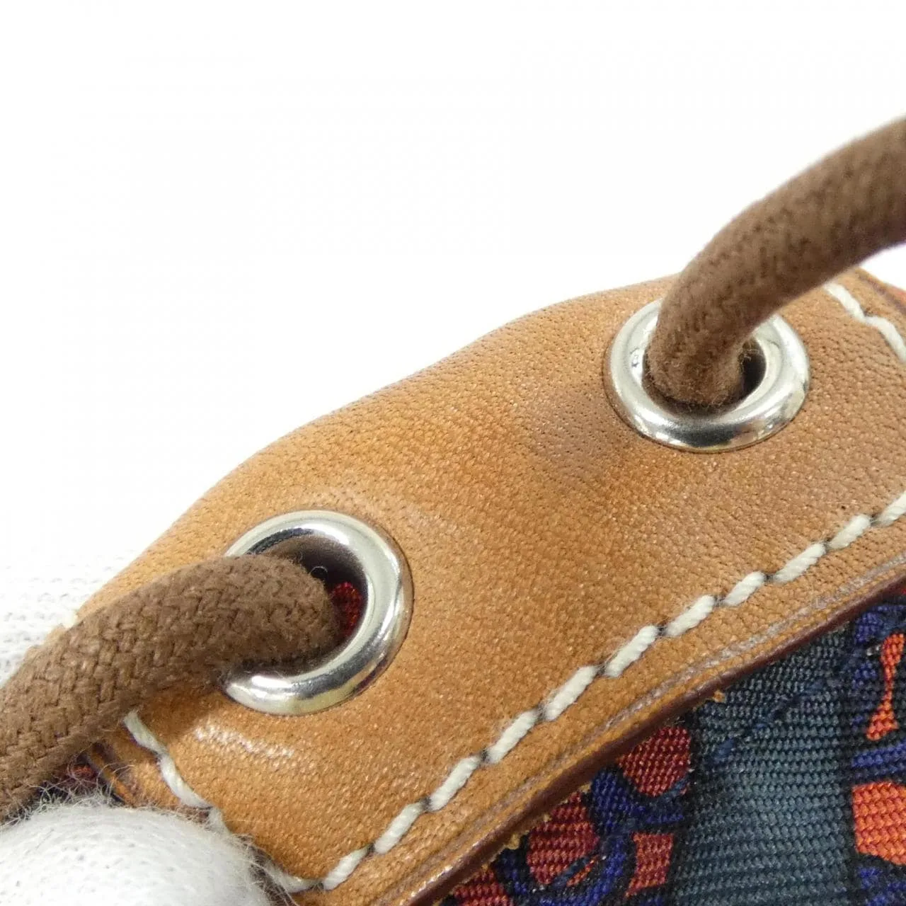 HERMES 067592CK Pouch Blue Rank A - Thumbnail 4