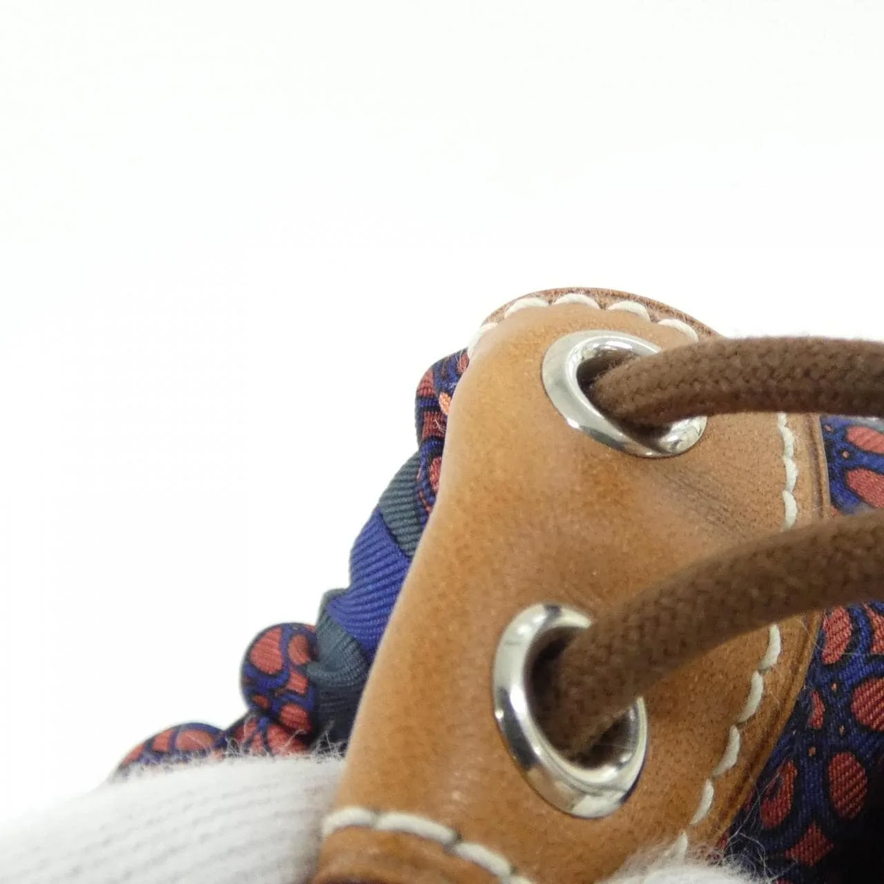 HERMES 067592CK Pouch Blue Rank A - Thumbnail 5