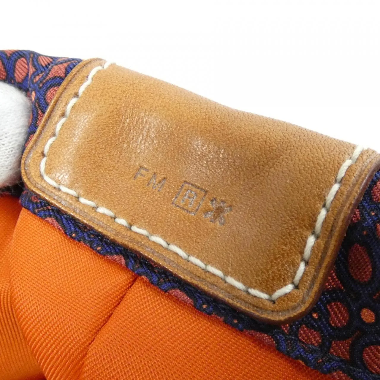 HERMES 067592CK Pouch Blue Rank A - Thumbnail 7