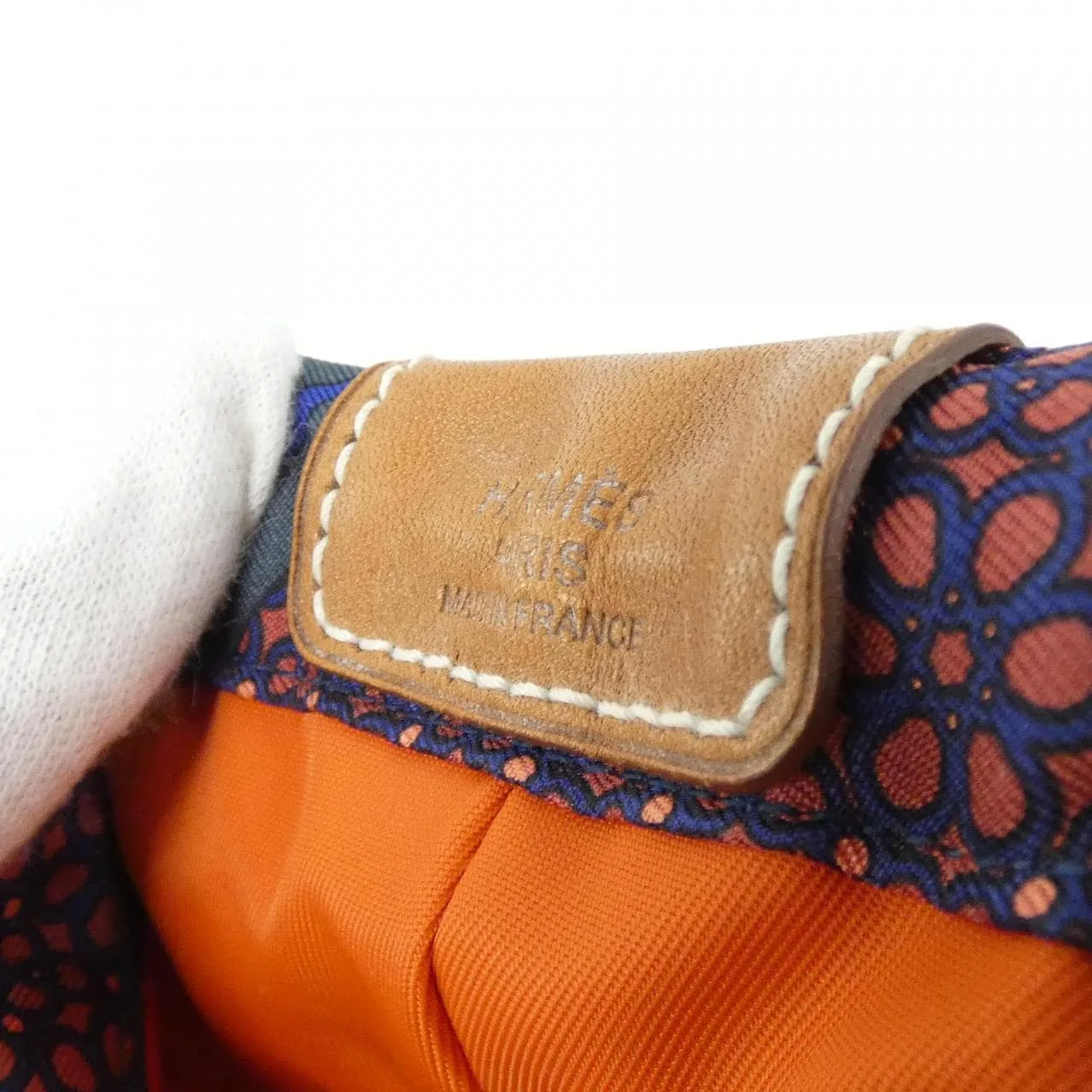 HERMES 067592CK Pouch Blue Rank A - Thumbnail 8