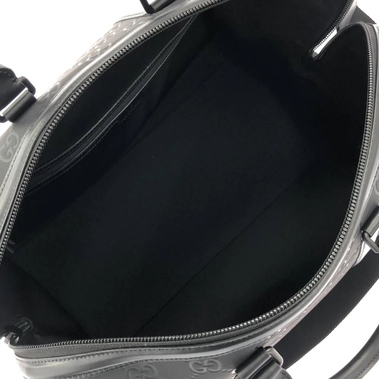 GUCCI 834489 波士頓包 皮革 黑色 皮革 中古品A - 縮圖 5