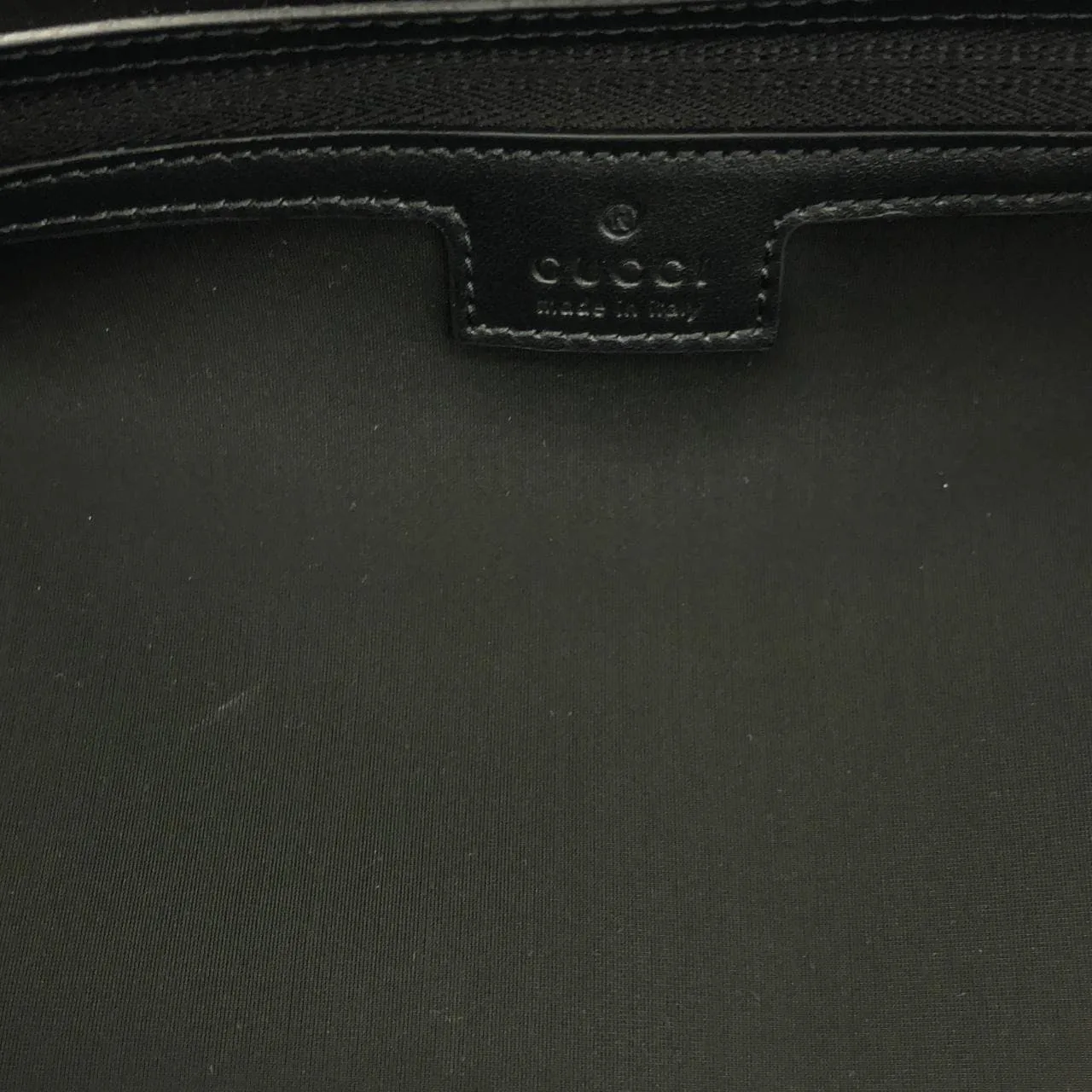 GUCCI 834489 波士頓包 皮革 黑色 皮革 中古品A - 縮圖 6