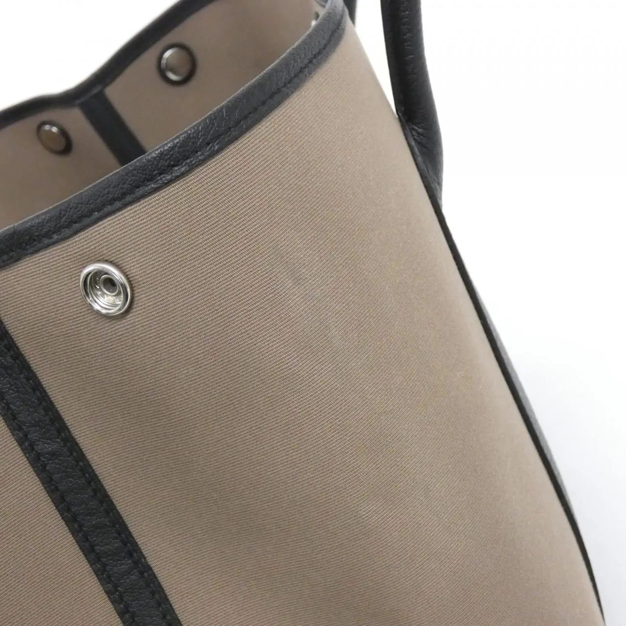 HERMES Garden Party 061148CK Tote Etoupe Rank A - Thumbnail 5