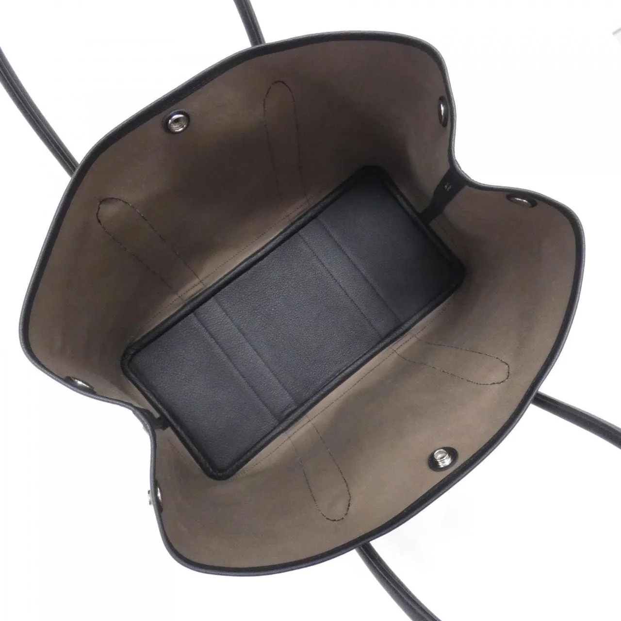 HERMES Garden Party 061148CK Tote Etoupe Rank A - Thumbnail 8