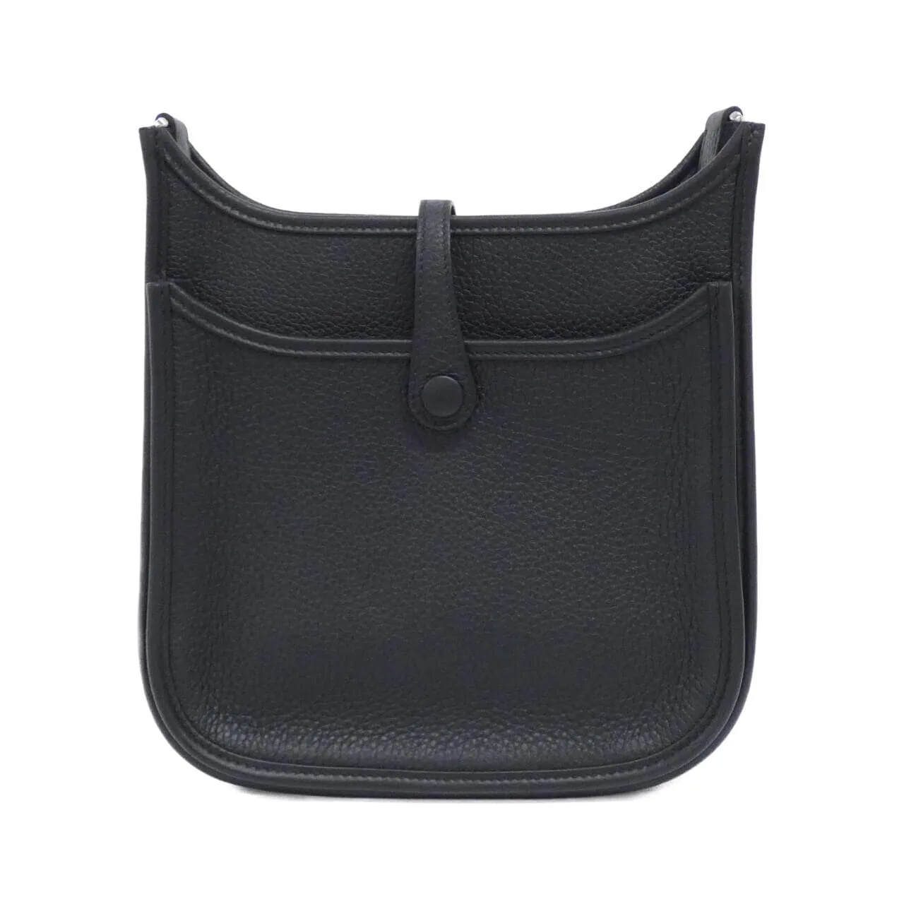 HERMES Evelyne 087941CK Shoulder Clemence Black Clemence Leather Unused - Thumbnail 2